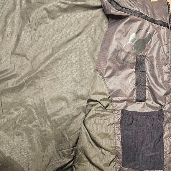 Nike Men's Puffer Jacket Y2K full Gray full zip 90's Gorpcore XXL - Picture 9 of 13